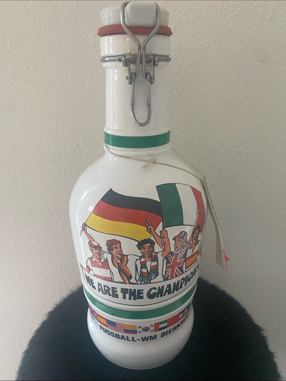 Vintage Bavarian Ceramic Beer Stein Pitcher.